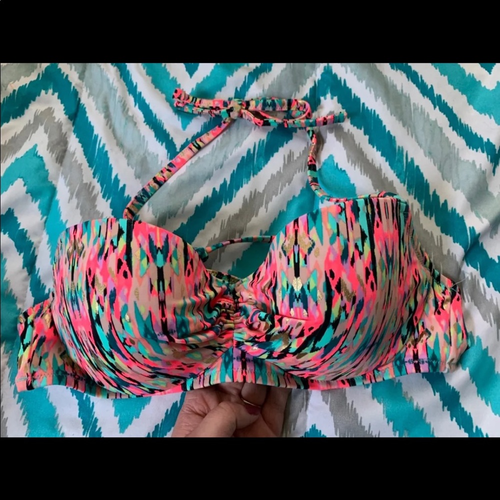 36C Multicolored Swim Top